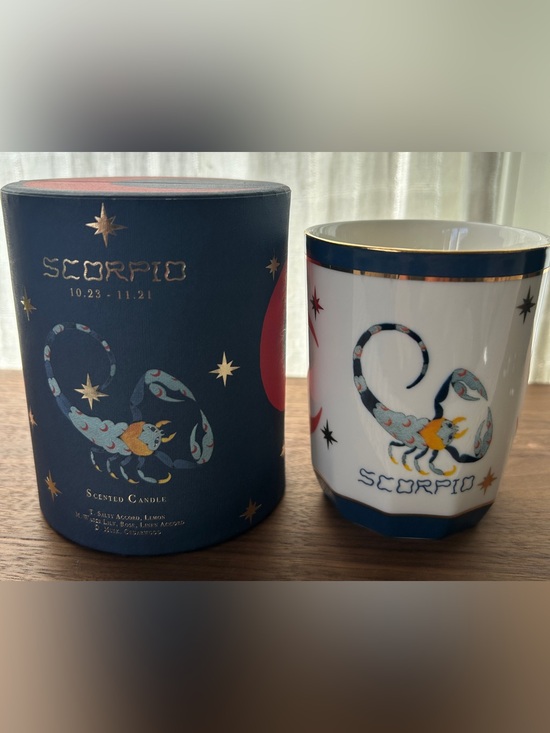 Other - EUC Lou Benesch x Anthropologie Stargazer Zodiac Boxed Candle, Scorpio